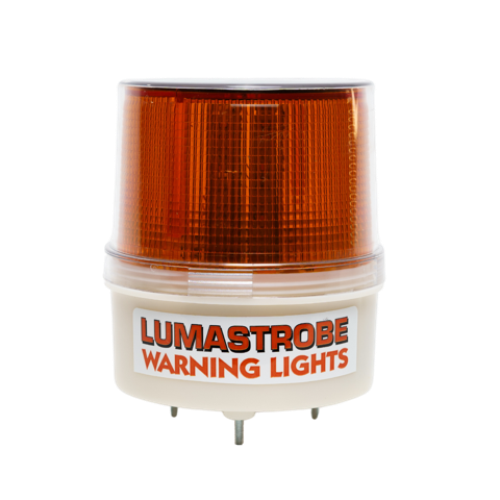 Red or Amber Solar Obstruction Light Dusk to Dawn with Stud Mount #LSLX-18-S