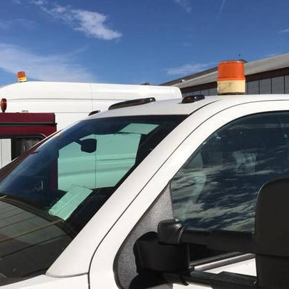 Solar Powered Flashing Beacon 24 Hour Operation Mag Mount