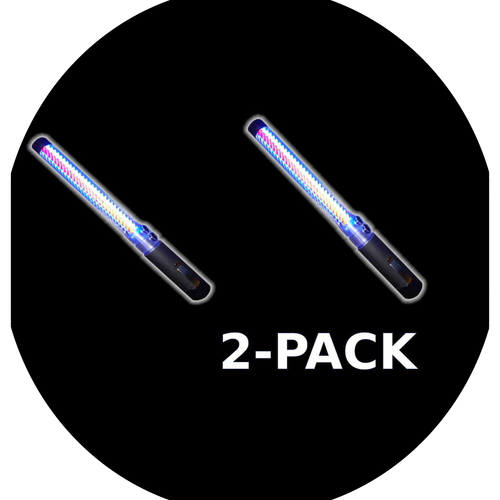 BT-TAC-PK (2 PACK) TRAFFIC BATON RED/BLUE
