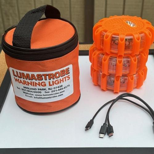 LED Flare 3-PK with carrying case RF-16-A-3PK