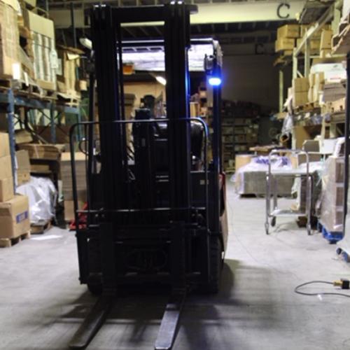 Blue Forklift Spot Light