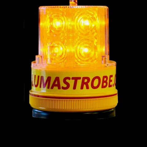 BATTERY POWERED LED STROBE WARNING LIGHT - LX-18-S
