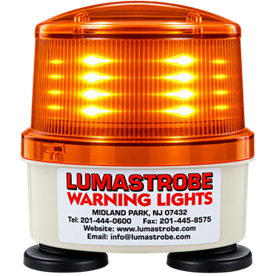 Solar Powered Flashing Beacon Dusk to Dawn Mag Mount - RSLX-30-M