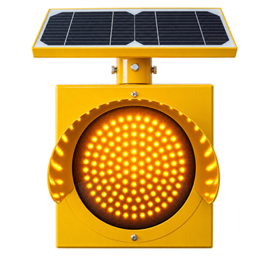 Solar Powered LED Traffic Warning Light - SLX-129S-24HR
