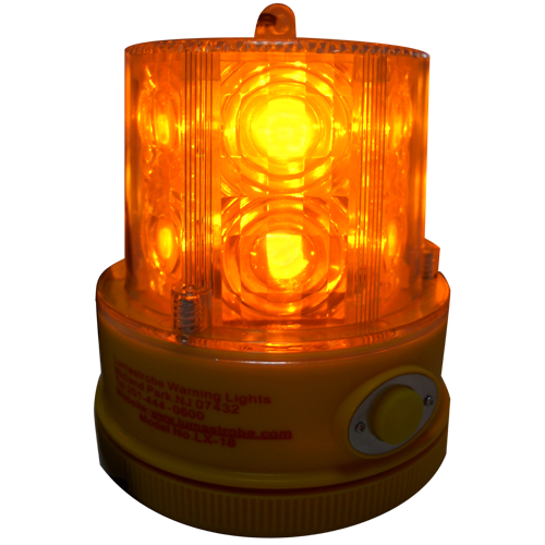 6 Pack LX-18 Strobe Warning Light Plain Base