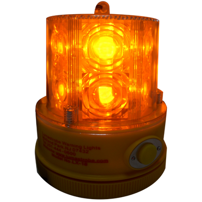 6 Pack LX-18 Strobe Warning Light Plain Base