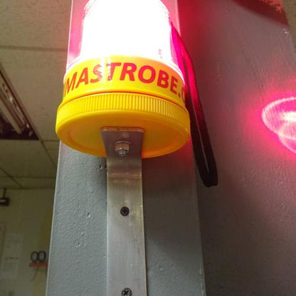 LED Strobe Warning Light w/ Steel L Bracket LX-18-LBR