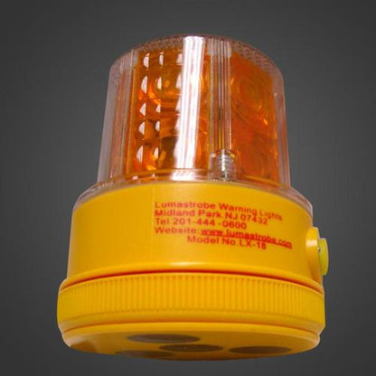 LED Strobe Warning Light w/ Standard Magnetic Base LX-18-S