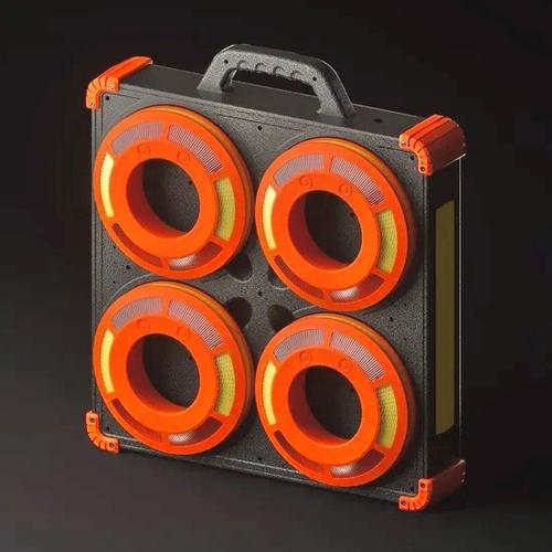 MOLDED HEAVY DUTY RECHARGEABLE LED TRAFFIC CONE RING KIT #LX-TR-35-8PK