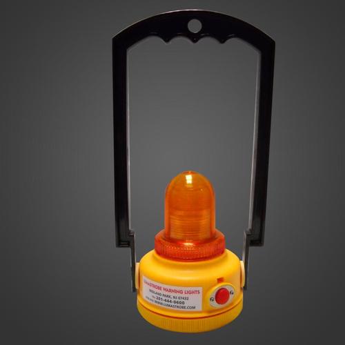 Click For Larger Image Portable Strobe Beacon M-2P-LH 11" Lantern Handle