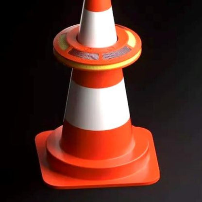 MOLDED HEAVY DUTY RECHARGEABLE LED TRAFFIC CONE RING KIT #LX-TR-35-8PK