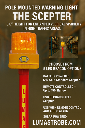 Pole Mounted Warning Light- The Scepter